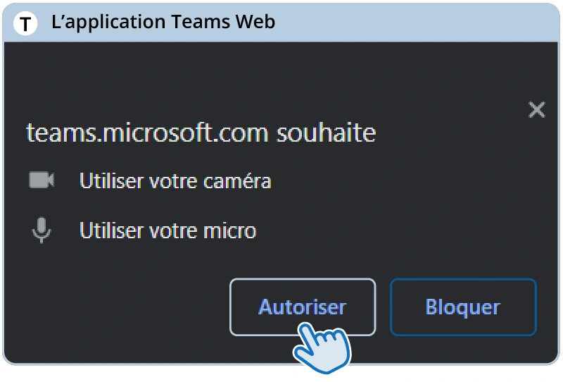 Bouton Autoriser