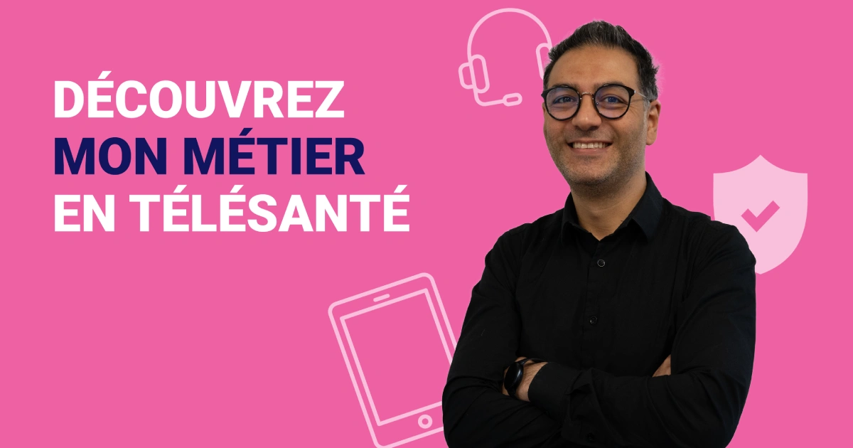 Portrait de Khalifa Hertelli pour la série « Découvrez mon métier en télésanté ».